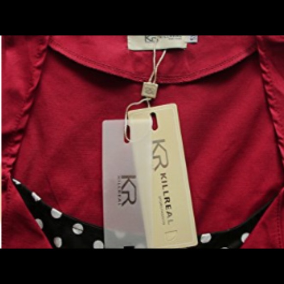 🎁NEW REDUCED Polka Dot Vintage type Party Dress - Picture 4 of 6