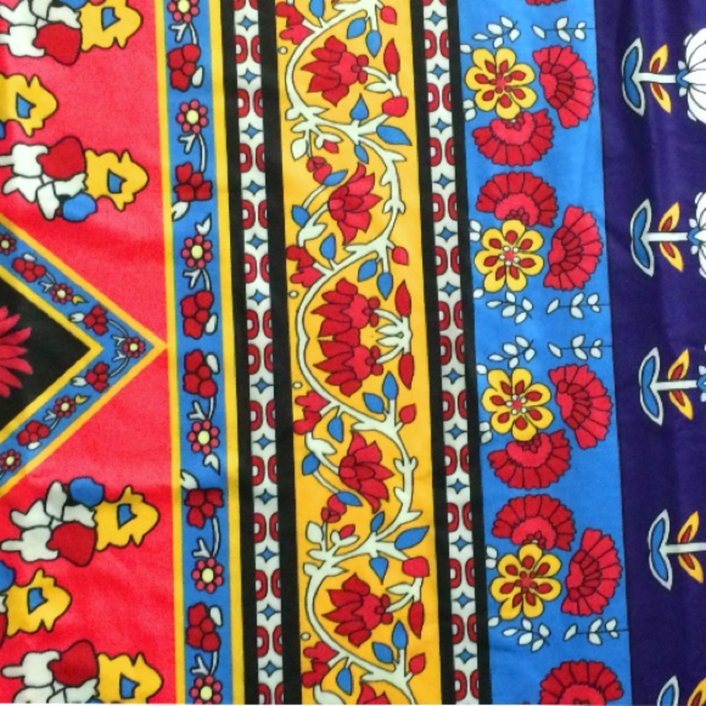 Hyperion Printed Bodycon DRESS Red Ethnic Tribal - Picture 4 of 4