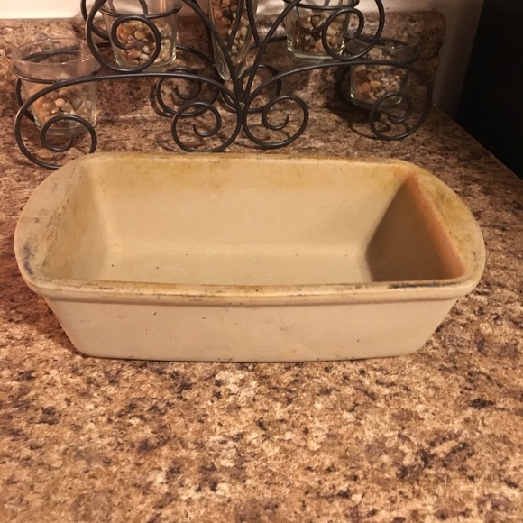 75 off vintage Accessories Rare Pampered Chef Meat Stone Loaf Pan