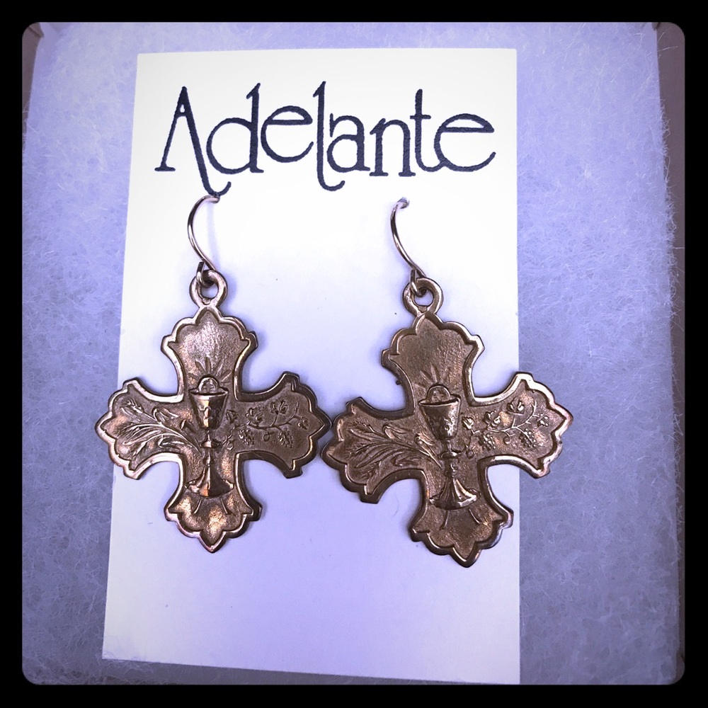 Communion Cross Earrings