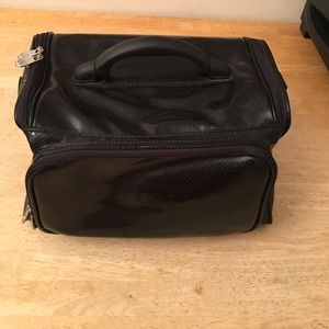 Travel makeup bag organizer