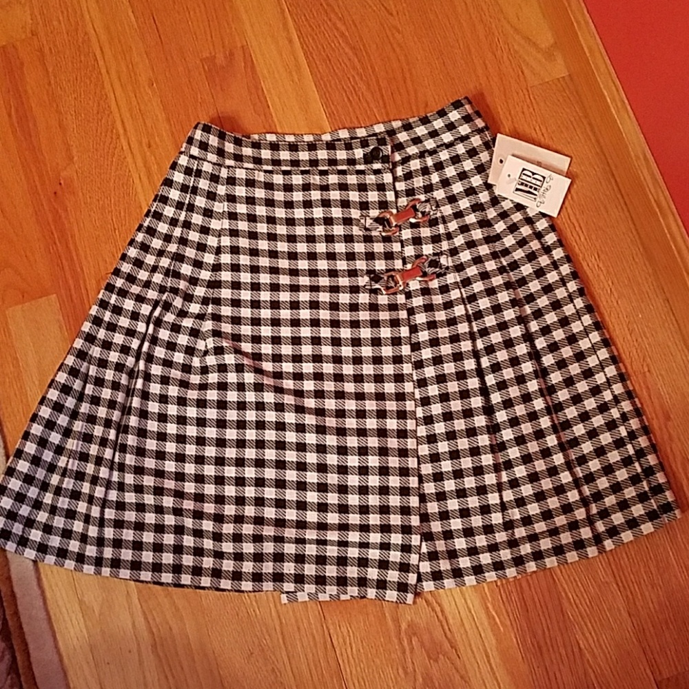 NWT Mixed Blues wrap skirt