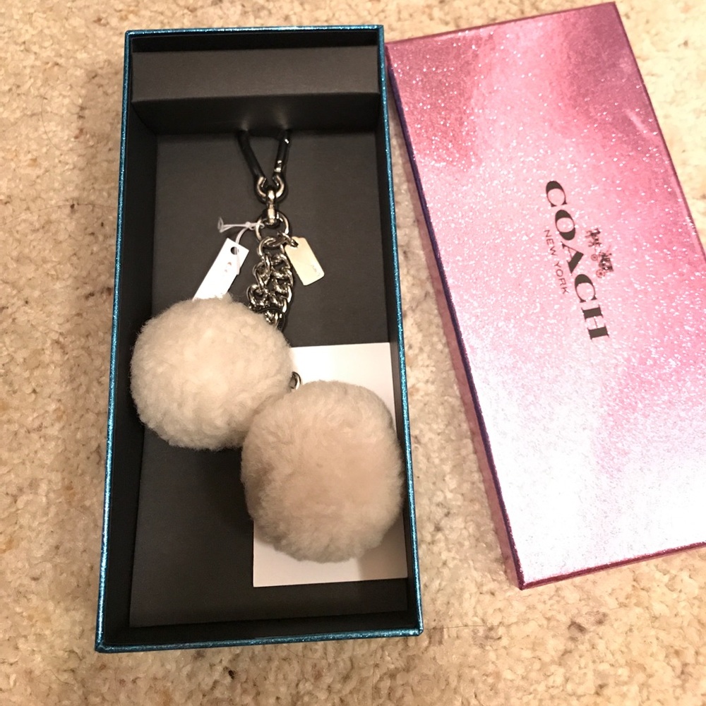 Coach Pom Pom Bag Charm