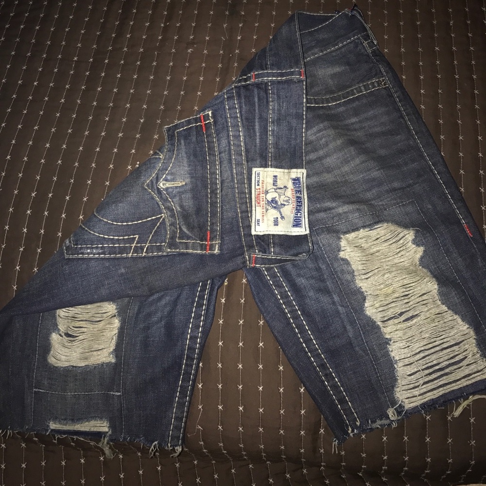 Authentic True Religion Jean Shorts