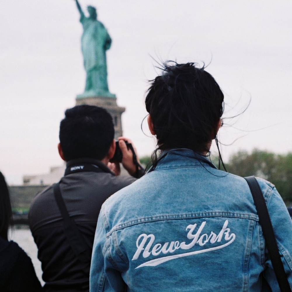 Brandy Melville New York Denim Jean Jacket