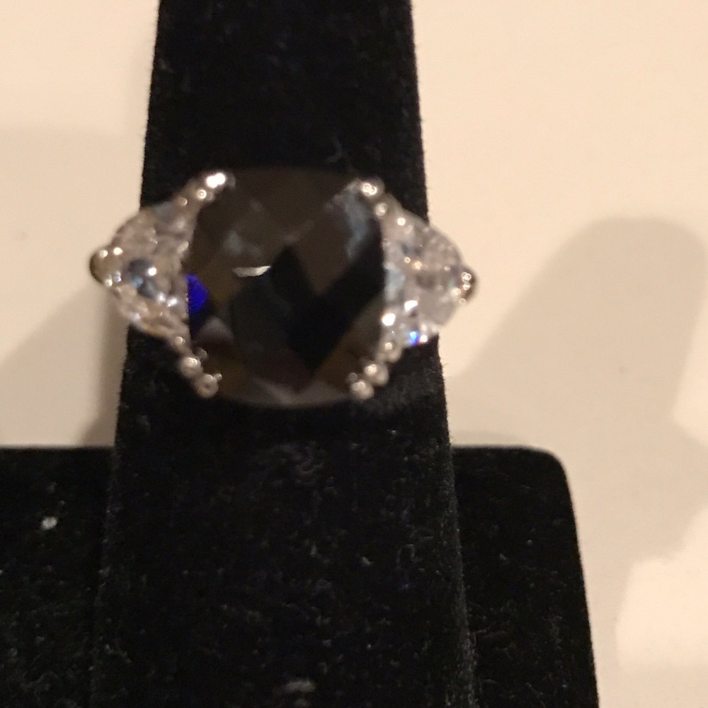 Blank onyx CZ ring