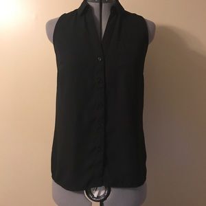 Limited Ashton Sleeveless black blouse