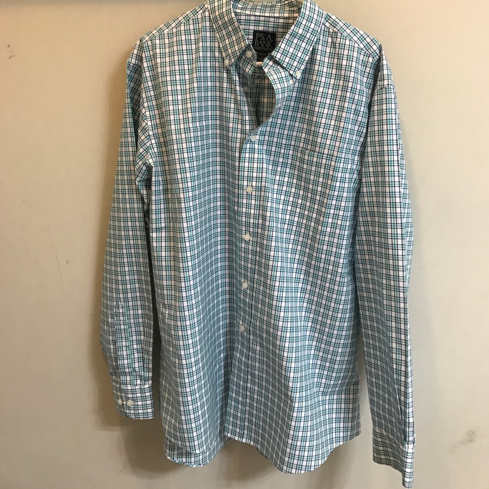 Joseph A Bank dress shirt. Large