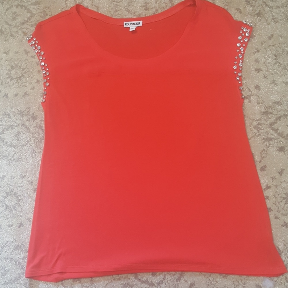 💎Express - Rhinestone Studded Tee 💎