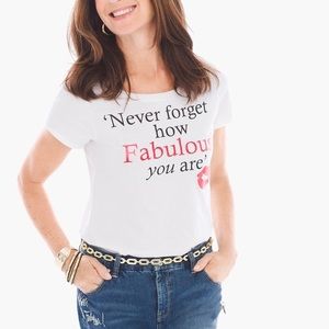 NWOT!! Chico's Fabulous tshirt