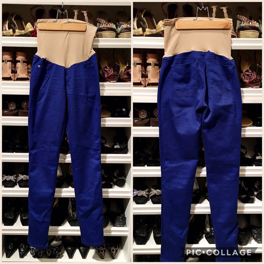 A Pea in the Pod Blue Stretch Skinny Denim