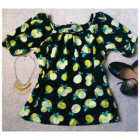 Cynthia Rowley Tops - *Cynthia Rowley Lemon Blouse*
