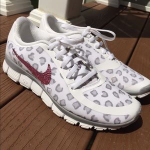Nike Free 5.0 - Gray and White Cheetah print