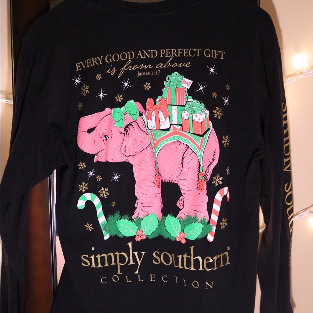 long sleeve Simply Southern tee