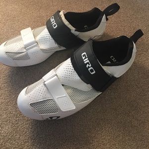 Triathlon cycling clip on shoes