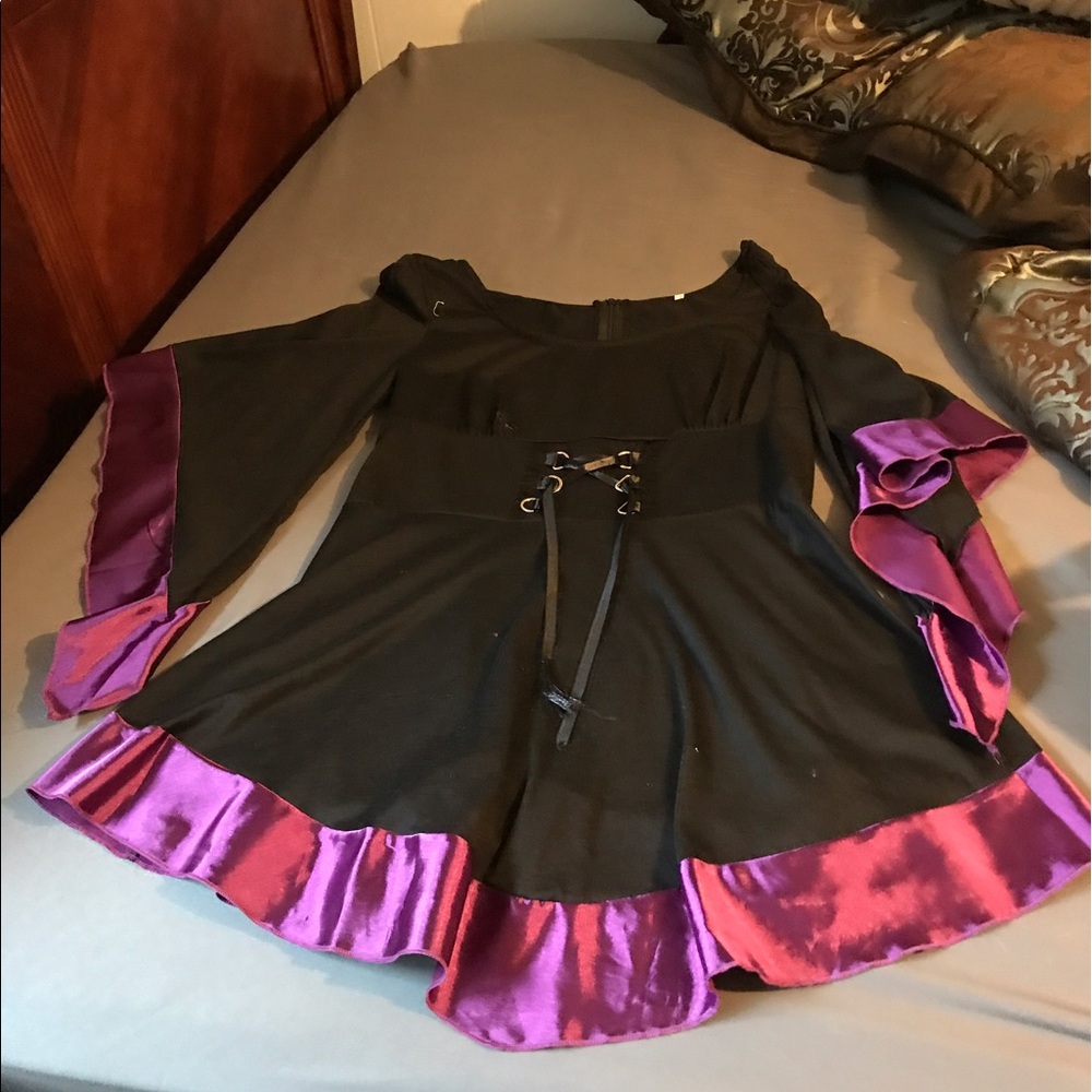 'Pirate shirt' black and purple