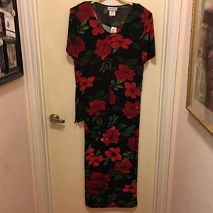 2 piece Ultra Dress size 14- floral dress/jacket