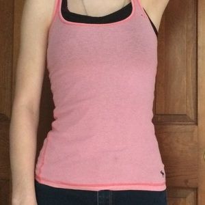 Pink Abercrombie Racerback Tank Top
