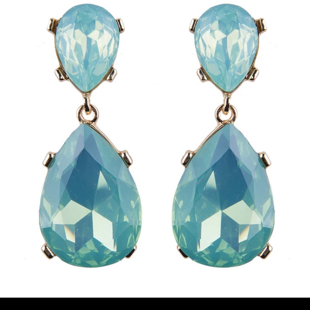 Sea blue earrings