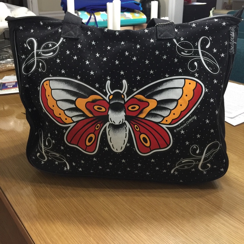 Sourpuss canvas bag
