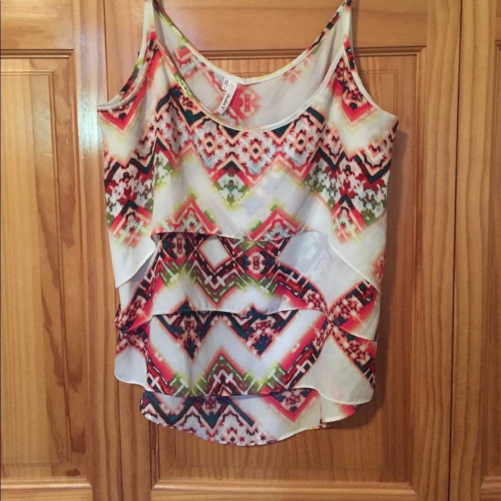 Spaghetti strap tank top shirt