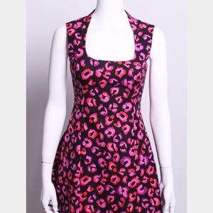 Kate Spade pink Kimi dress. Leopard print dress.