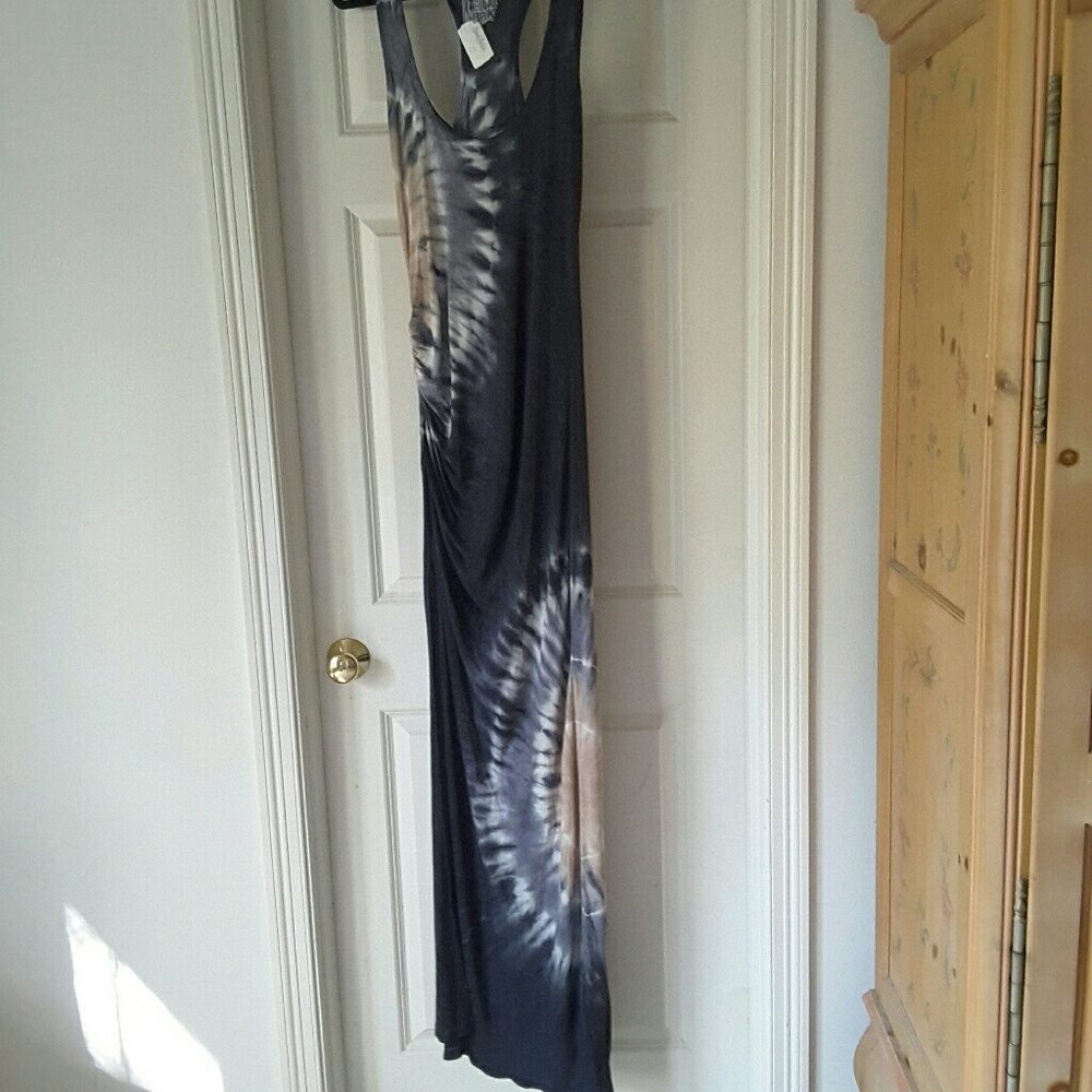 NWT Young, Fabulous & Broke Tie Dye Maxi Dress