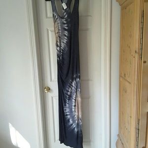 NWT Young, Fabulous & Broke Tie Dye Maxi Dress