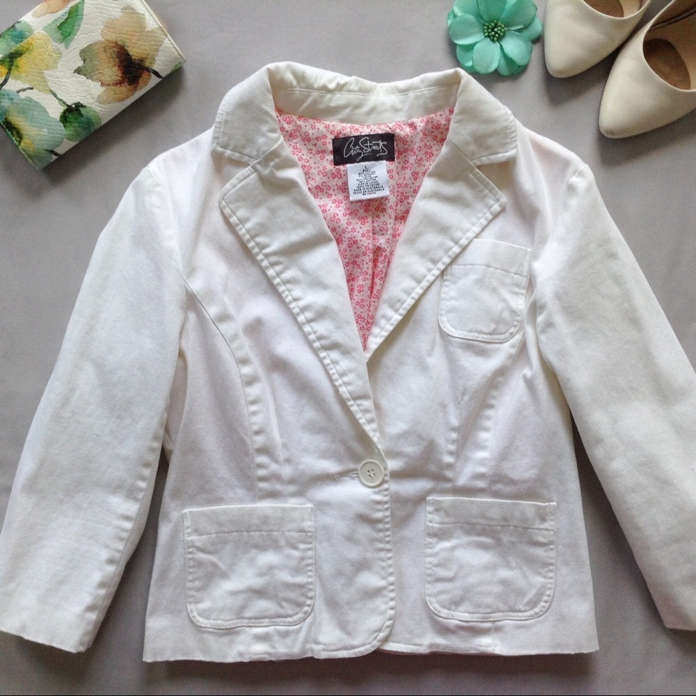 SALE 🇺🇸 White Blazer - Jacket