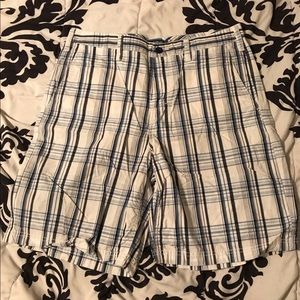 Men's plaid shorts