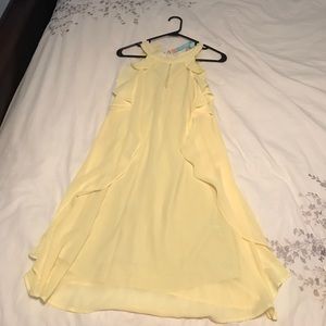 Yellow Summer dress -perfect for guest of wedding!