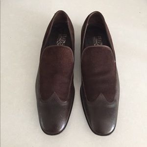 FERRAGAMO wingtip slippers. EXCELLENT condition!