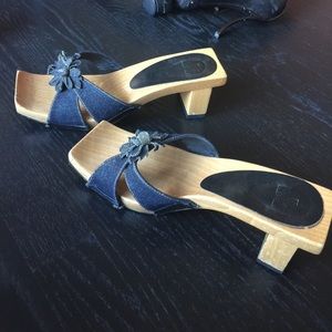 Fendi denim sandals