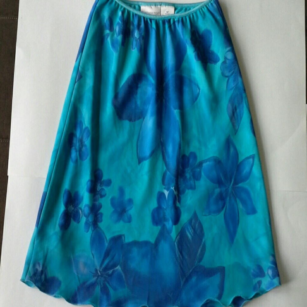 ♦️3/$10♦️ [Worthington] Watercolor skirt sz 8P