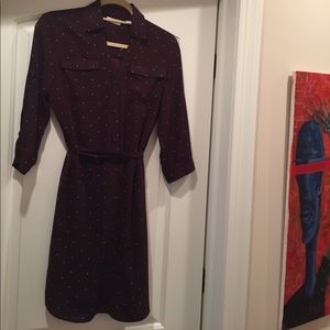 Mid length polkadot dress