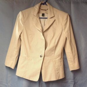Beige and khaki blazer