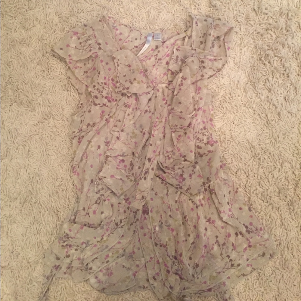 Lauren Conrad floral shirt