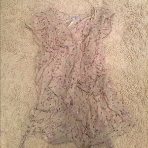 Lauren Conrad floral shirt