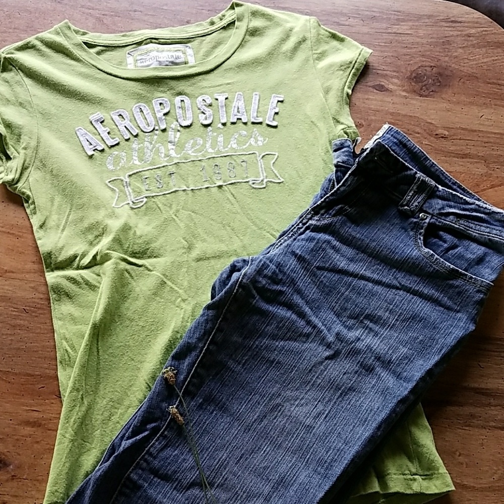 Lime green Tee
