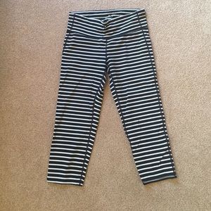 Athleta striped leggings