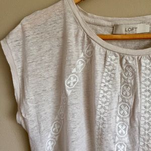 Loft Embroidered Tank