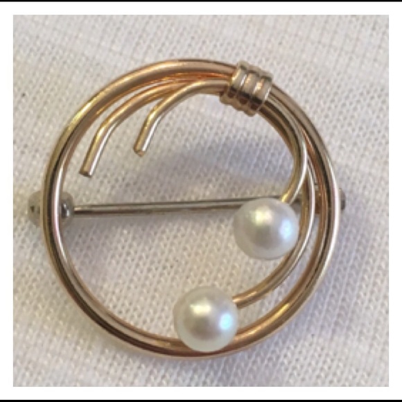 Krementz Jewelry Krementz Vintage Gold Filled Real Pearl Pin Poshmark