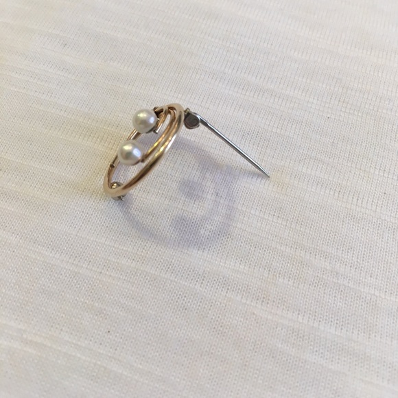 Krementz Jewelry Krementz Vintage Gold Filled Real Pearl Pin Poshmark