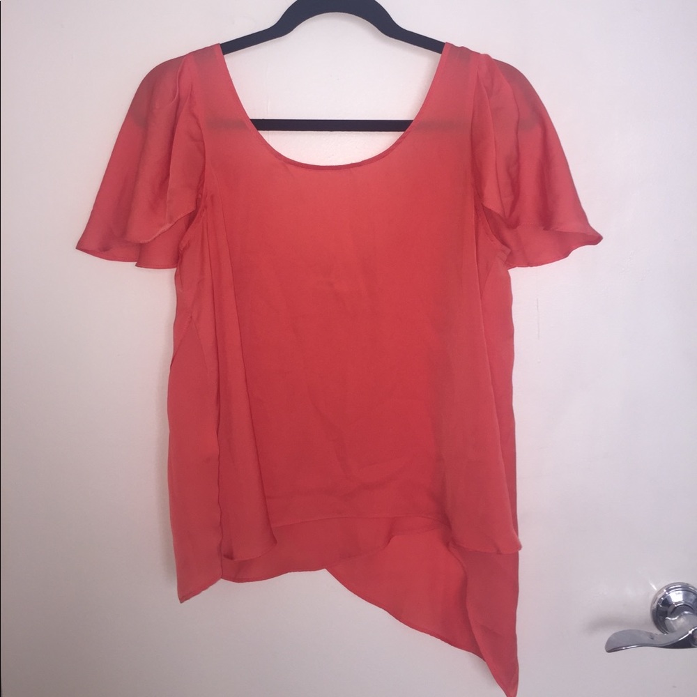 Orange BCBG silky top