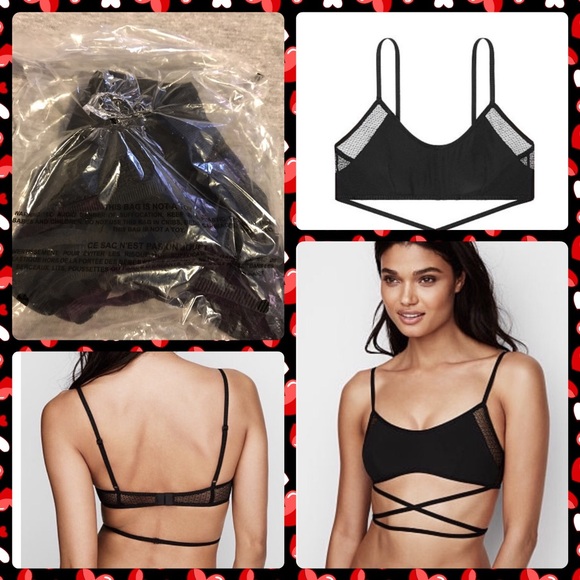 Victoria's Secret Other - BNIP Victoria's Secret Black Scoop Neck Bralette