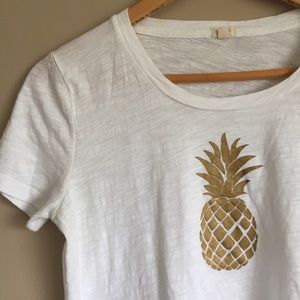 J. Crew Pineapple T-shirt