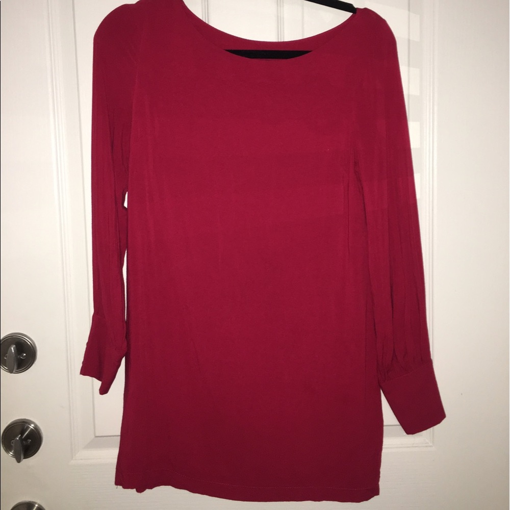 Pink long sleeve dress