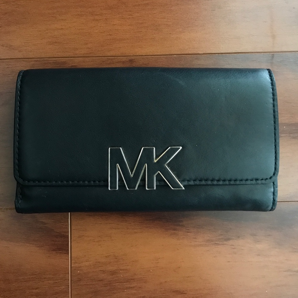 Michael Kors Black Leather Wallet