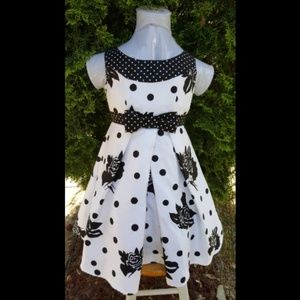 Disorderly Kids Gorgeous Black and White Dress