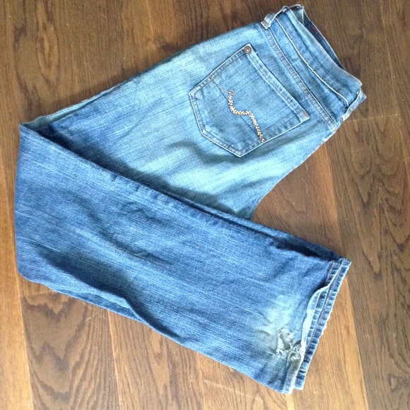 7 for all mankind sequin jeans - Picture 4 of 4